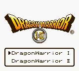 Dragon Warrior I & II / III – Title screen