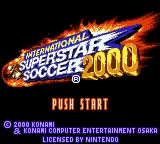 International Superstar Soccer 2000 – Titulní obrazovka
