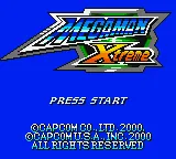 Mega Man Xtreme – Titulní obrazovka