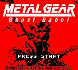 Metal Gear: Ghost Babel – Title screen