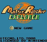 Monster Rancher Explorer – Titulní obrazovka