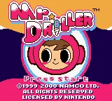 Mr. Driller – Titulní obrazovka
