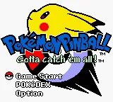 Pokémon Pinball – Title screen