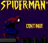 Spider-Man – Titulní obrazovka