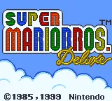 Super Mario Bros. Deluxe – Title screen