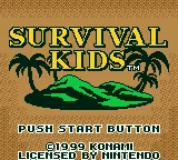 Survival Kids – Title screen