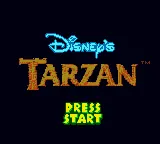 Tarzan (GBC) – Titelbildschirm