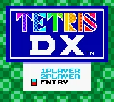Tetris DX – Titulní obrazovka