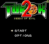 Turok 2: Seeds of Evil (GBC) – Title screen