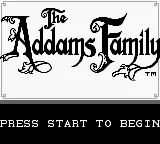 The Addams Family – Titelbildschirm