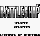 Battleship – Titulní obrazovka