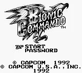 Bionic Commando – Title screen