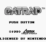 Catrap – Title screen