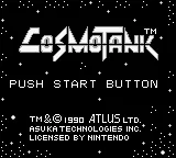 Cosmo Tank – Écran-titre