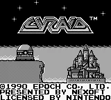 Cyraid – Title screen