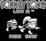 Donkey Kong Land III – Titelbildschirm