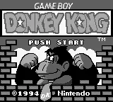 Donkey Kong (1994 / "Donkey Kong '94") – Titelbildschirm