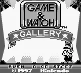 Game & Watch Gallery – Titelbildschirm