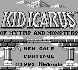 Kid Icarus: Of Myths and Monsters – Écran-titre