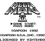 Mega Man II – Titulní obrazovka