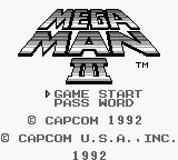 Mega Man III – Écran-titre