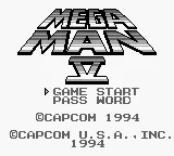 Mega Man V – Title screen