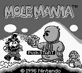 Mole Mania – Title screen