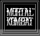 Mortal Kombat – Title screen
