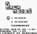 Palamedes – Titulní obrazovka