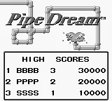Pipe Dream – Title screen