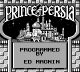 Prince of Persia – Écran-titre