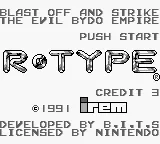 R-Type – Titelbildschirm
