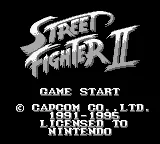 Street Fighter II – Titelbildschirm