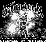 Turrican – Titulní obrazovka