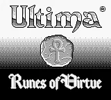 Ultima: Runes of Virtue – Titelbildschirm