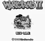 Wario Land II – Title screen