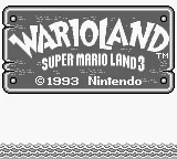 Wario Land: Super Mario Land 3 – Titulní obrazovka