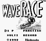 Wave Race – Titelbildschirm