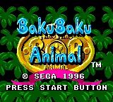 Baku Baku Animal – Titelbildschirm