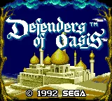 Defenders of Oasis – Titelbildschirm