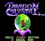 Dragon Crystal – Titelbildschirm