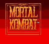 Mortal Kombat – Titulní obrazovka