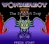 Wonder Boy III: The Dragon's Trap – Écran-titre