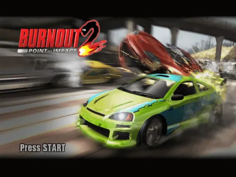 Burnout 2: Point of Impact – Titulní obrazovka