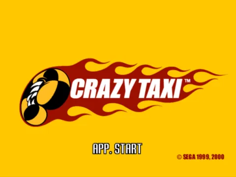 Crazy Taxi – Titelbildschirm