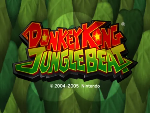 Donkey Kong Jungle Beat – Titulní obrazovka