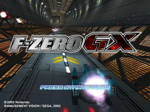 F-Zero GX – Titulní obrazovka