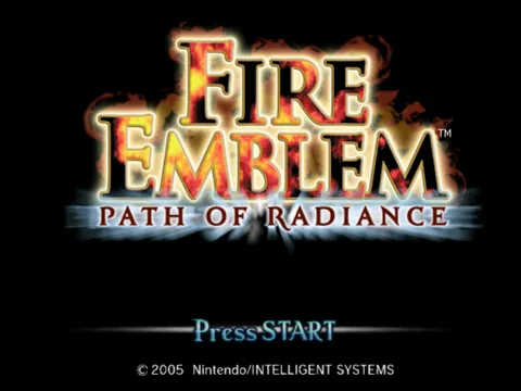 Fire Emblem: Path of Radiance – Titelbildschirm