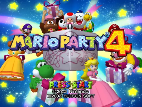 Mario Party 4 – Titulní obrazovka
