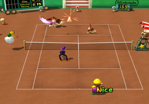Mario Power Tennis – En jeu